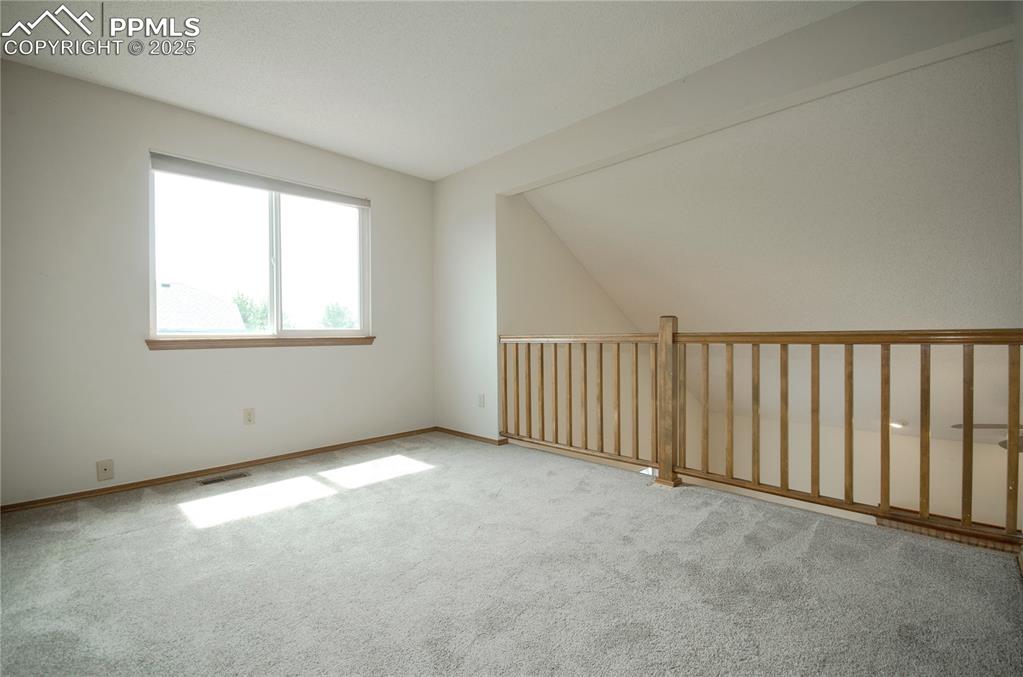 Image 23 of 41: loft overlooks the living room