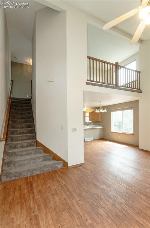 Image 7 of 41: Loft overlooking the Living Room