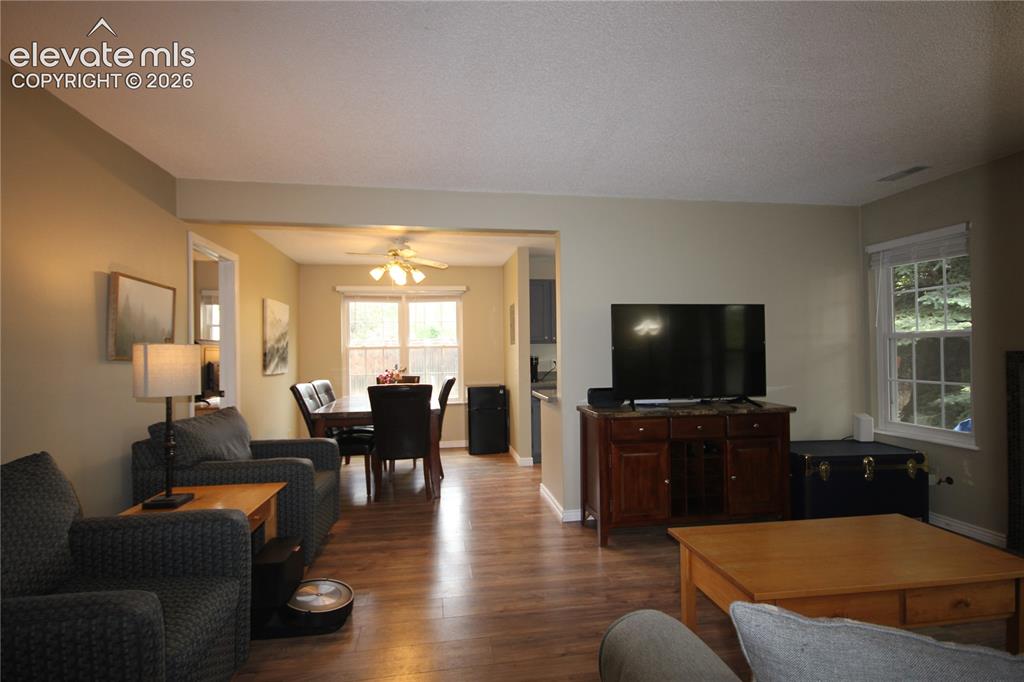 Image 10 of 33: View to the spacious Dining area.