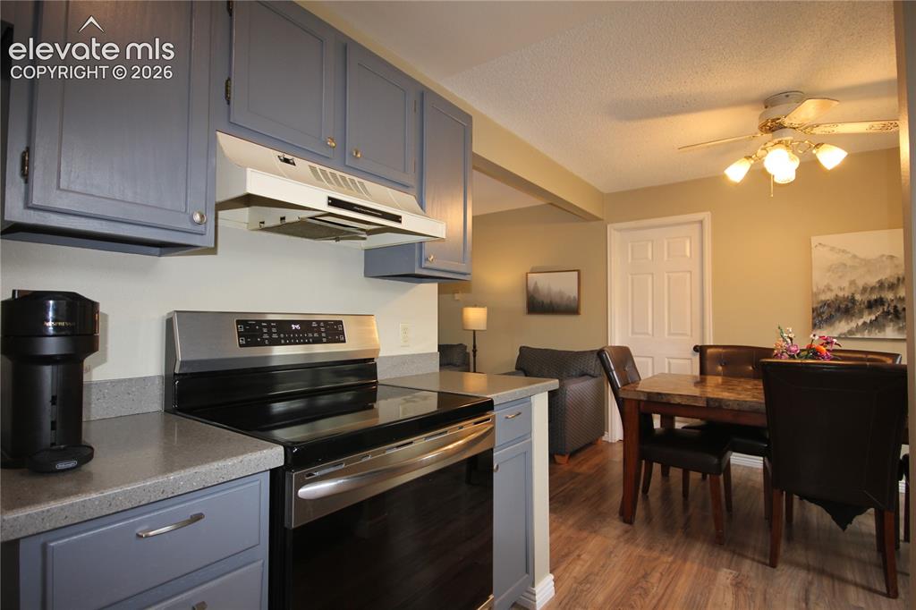 Image 17 of 33: Cabinetry have been given a nice fresh paint