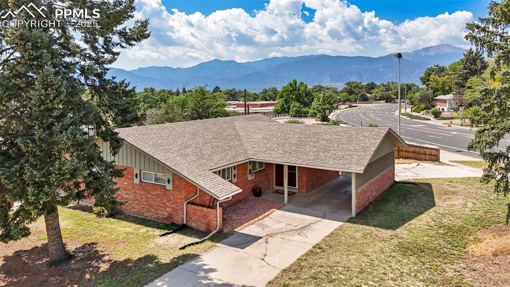 Caption: BEAUTIFUL MID CENTURY BRICK RANCH HOME
