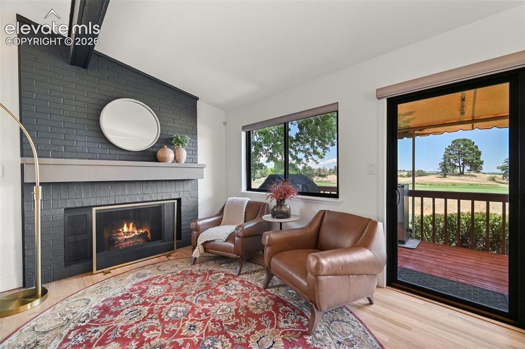 Image 19 of 50: Fireplace area