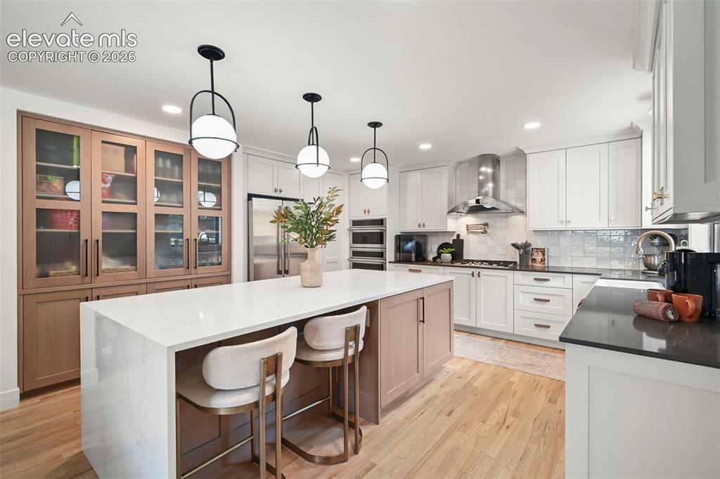 Image 7 of 50: Renovated kitchen with large island