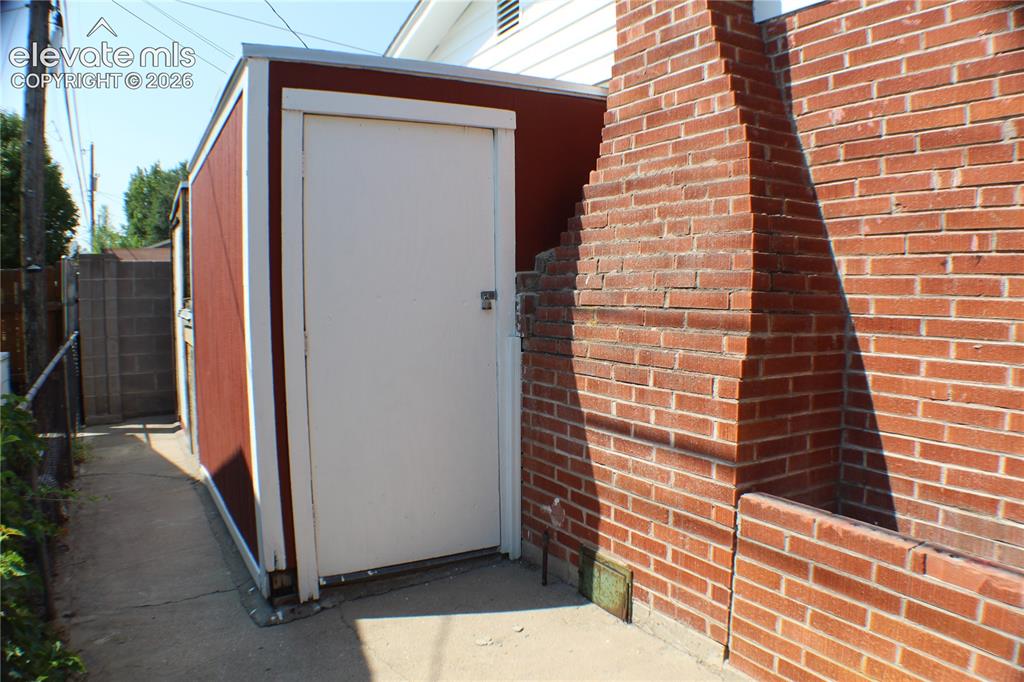 Image 18 of 18: Extra exterior onsite storage