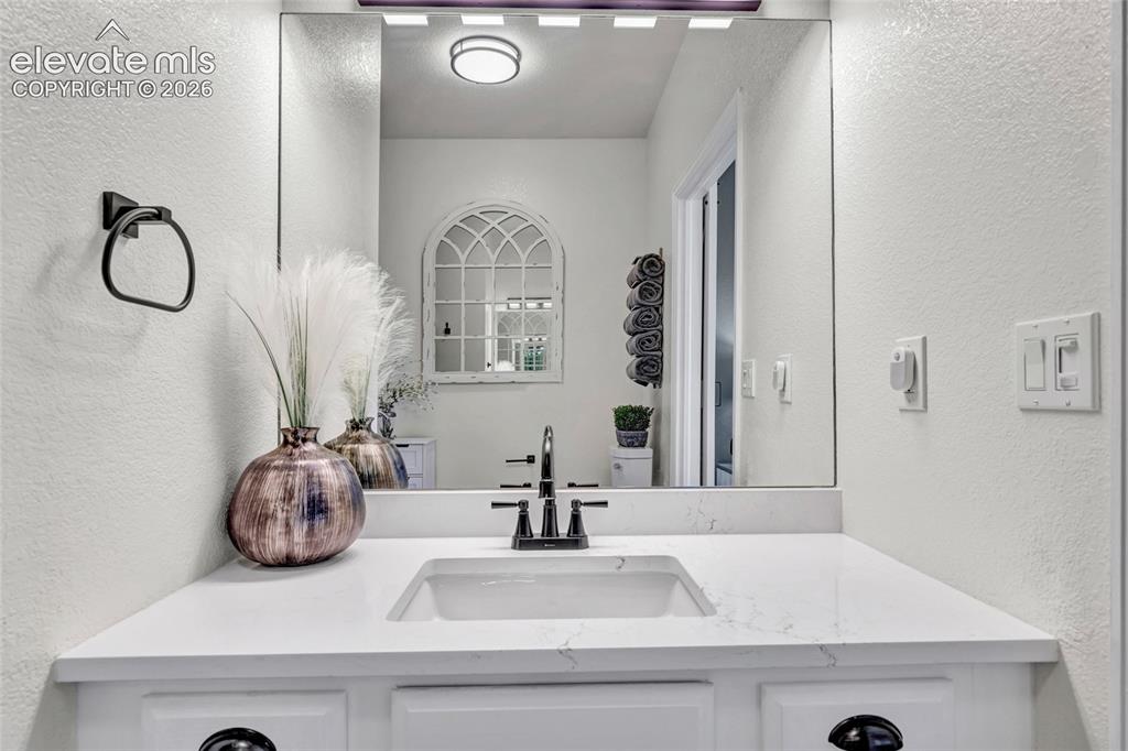 Image 17 of 26: A closeup of the primary bath