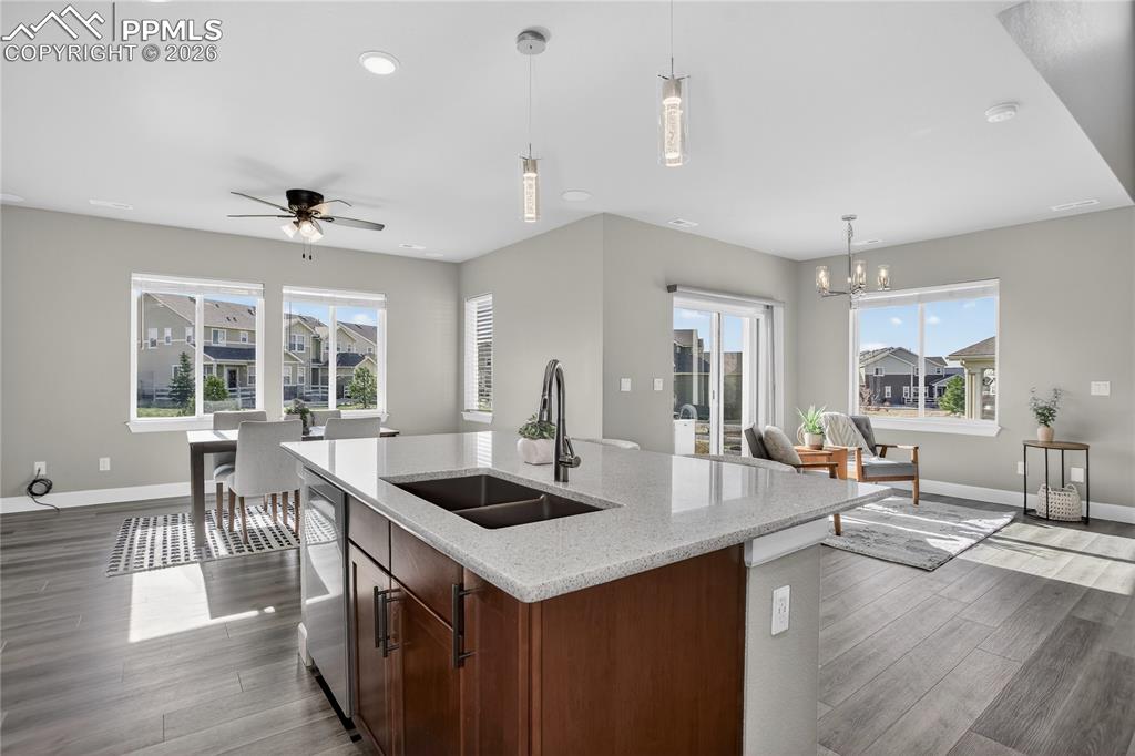 Image 2 of 17: Open floor plan with lots of natural lighting