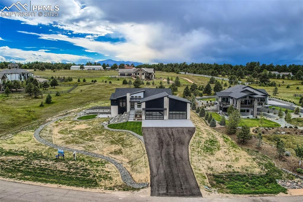Image 29 of 41: Aerial view of sparsely populated area