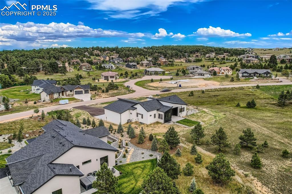 Image 33 of 41: Aerial view of residential area
