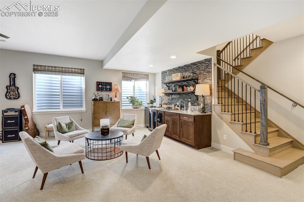 Image 29 of 50: Open rail stairway 