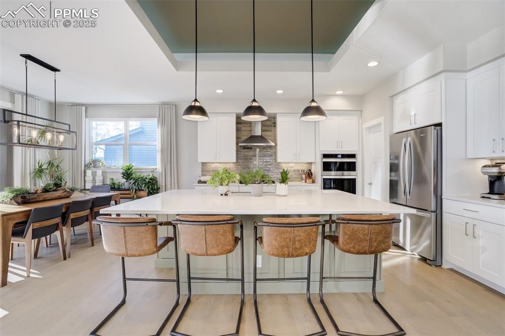 Image 4 of 50: Kitchen layout is perfect for cooking and entertaining!  There is even a be