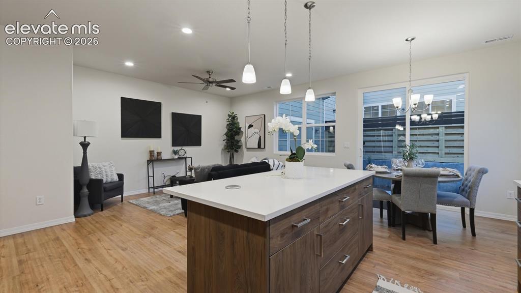 Image 16 of 50: Abundant cabinetry and counterspace for storage and easy food preparation.