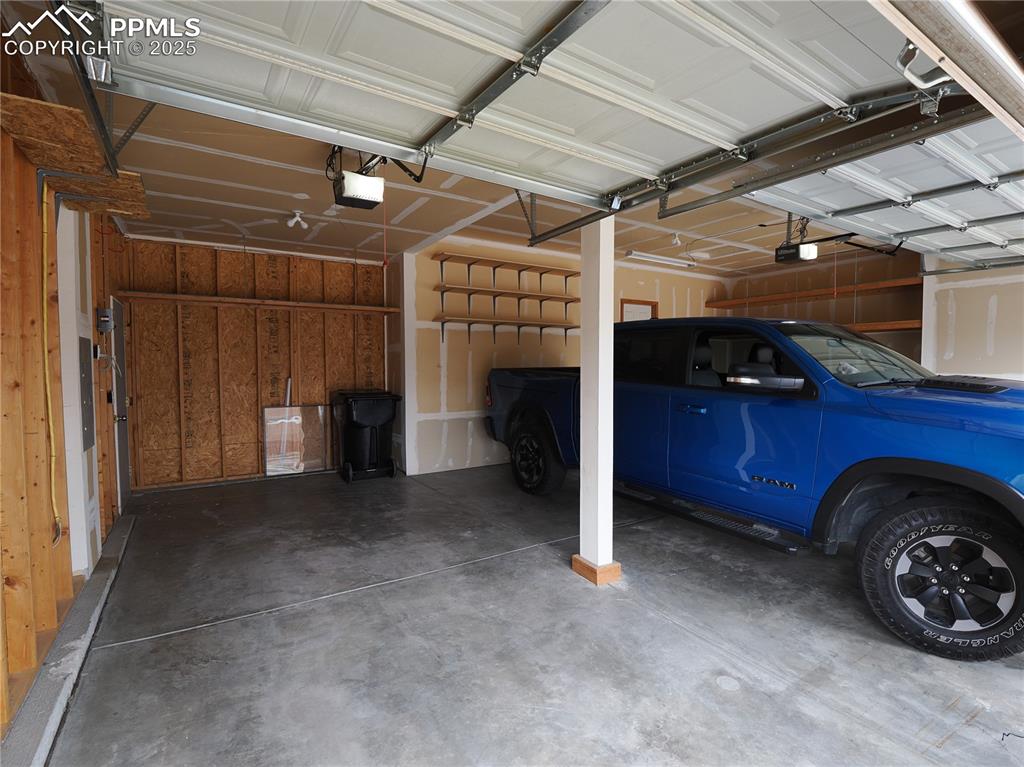 Image 46 of 49: Extended 3rd car garage 