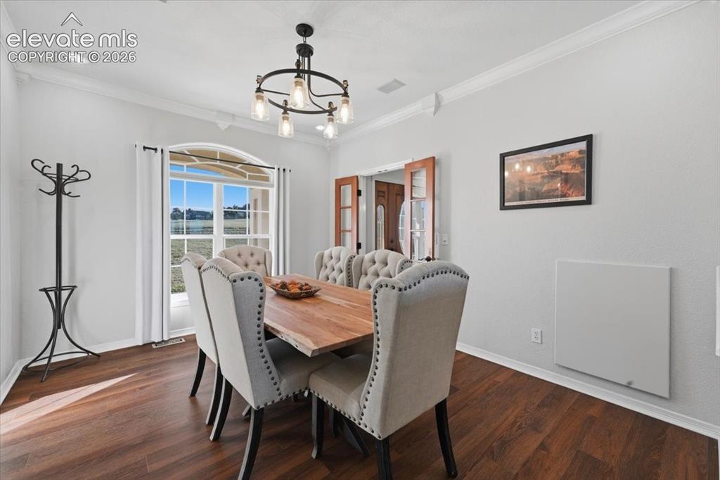 Image 12 of 36: formal dining room