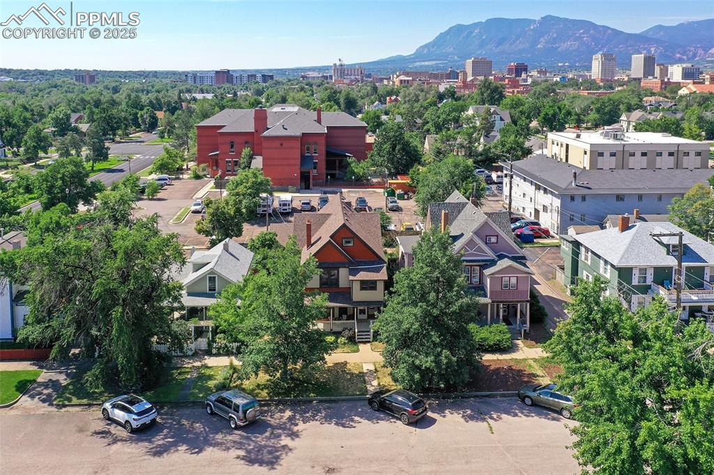 Image 40 of 42: Hart House, with the old Garfield School in the background.