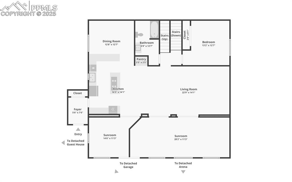 Image 41 of 49: Main residence. Main level 