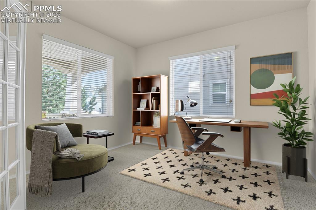 Image 11 of 41: Main level study. Virtually Staged