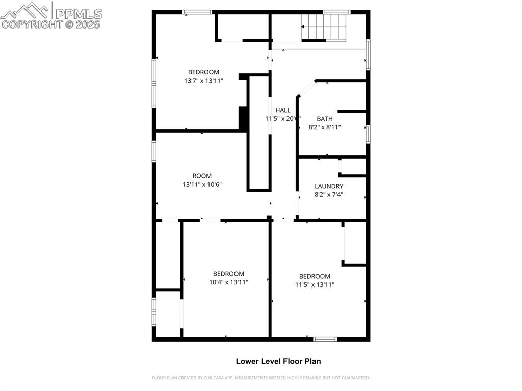 Image 35 of 36: Lower level floor plan