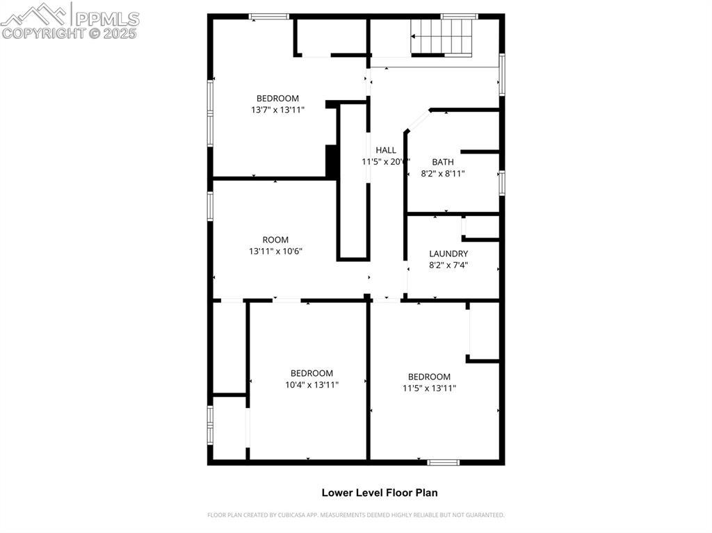 Image 37 of 38: Lower level floor plan