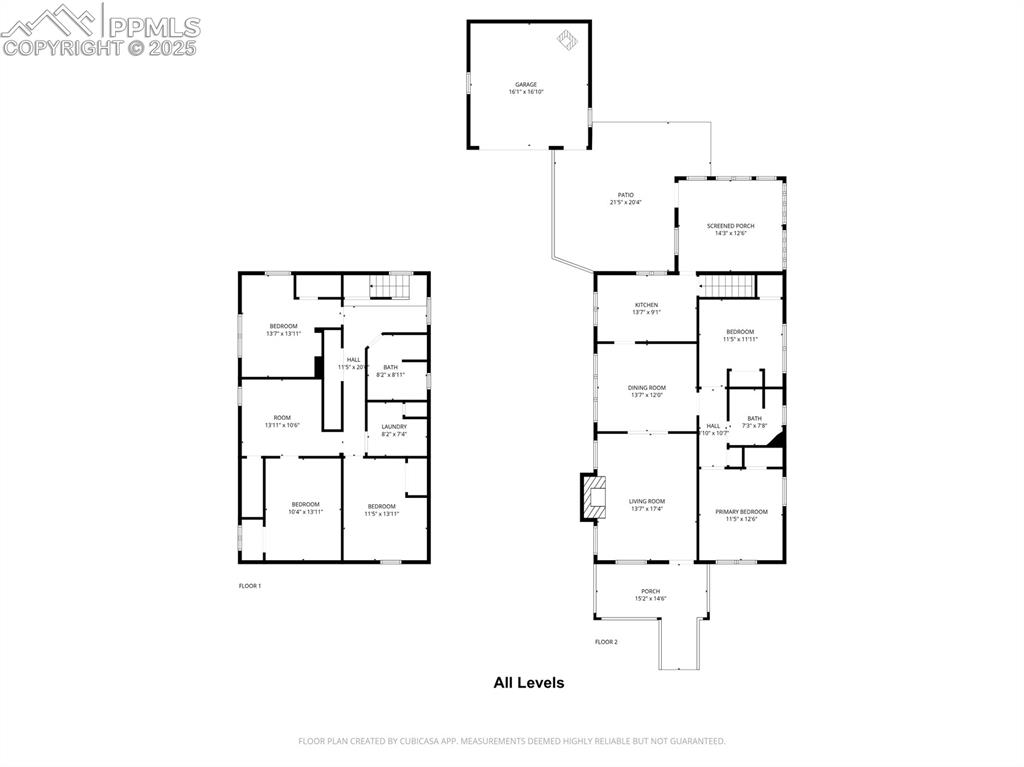 Image 38 of 38: All level floor plan