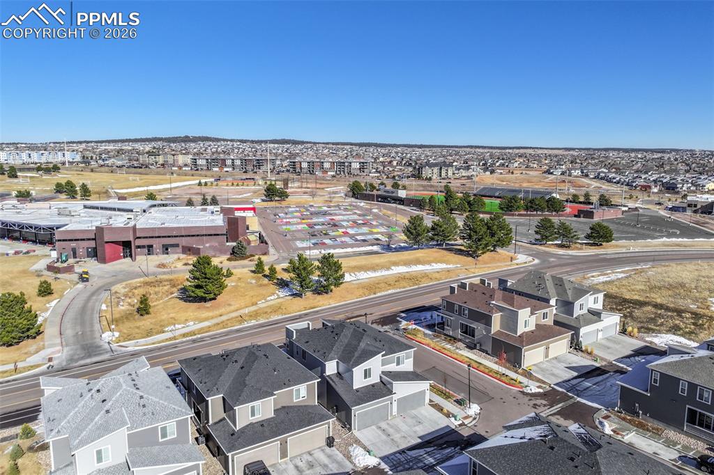 Image 4 of 31: Aerial view of residential area