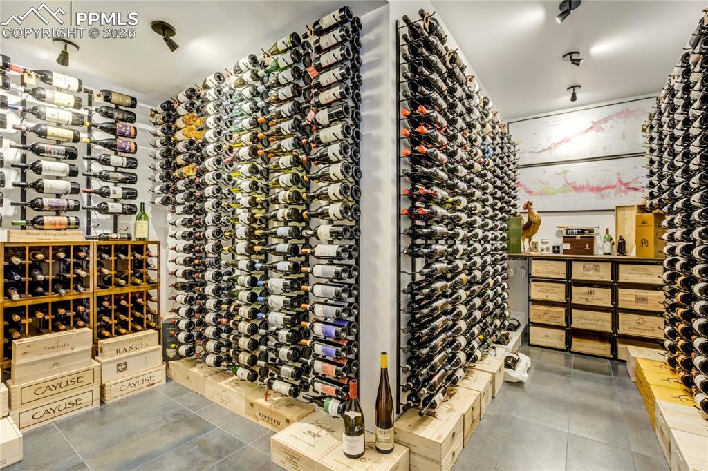 Image 30 of 50: An Expansive, Temperature-Controlled Wine Cellar Thoughtfully Designed to S