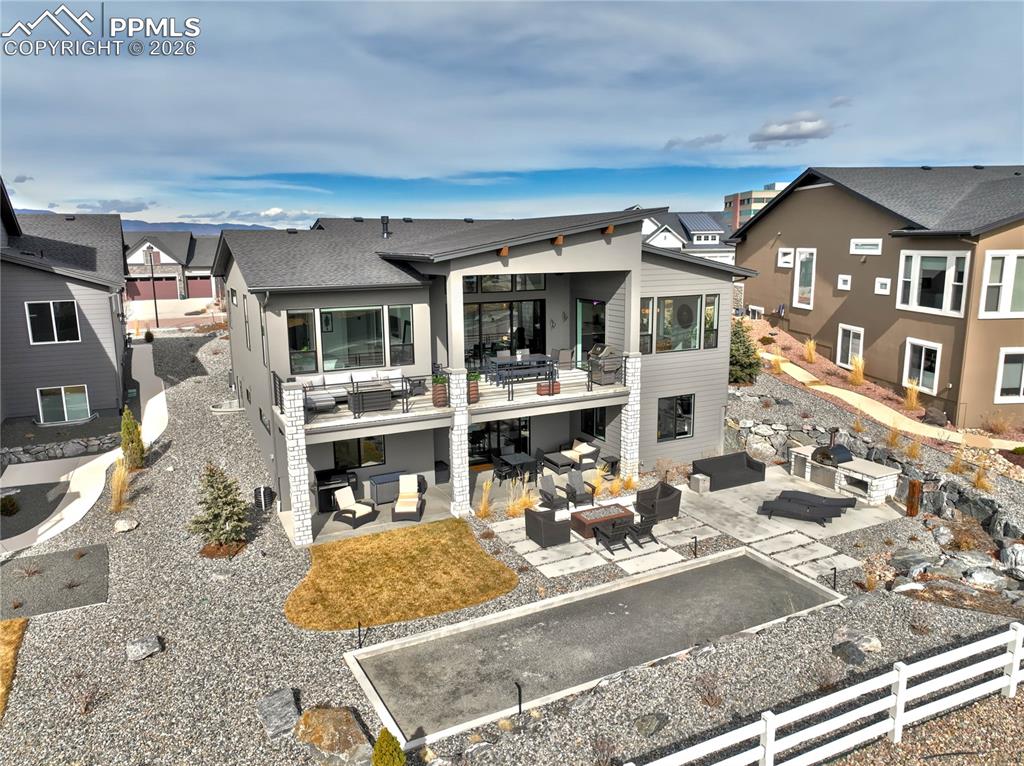 Image 42 of 50: Outdoor Living, Reimagined—A Bocce Court, Dual-Fuel Alpha Pizza Oven (wood 