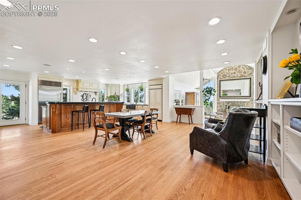 Image 20 of 50: Spacious breakfast nook and kitchen