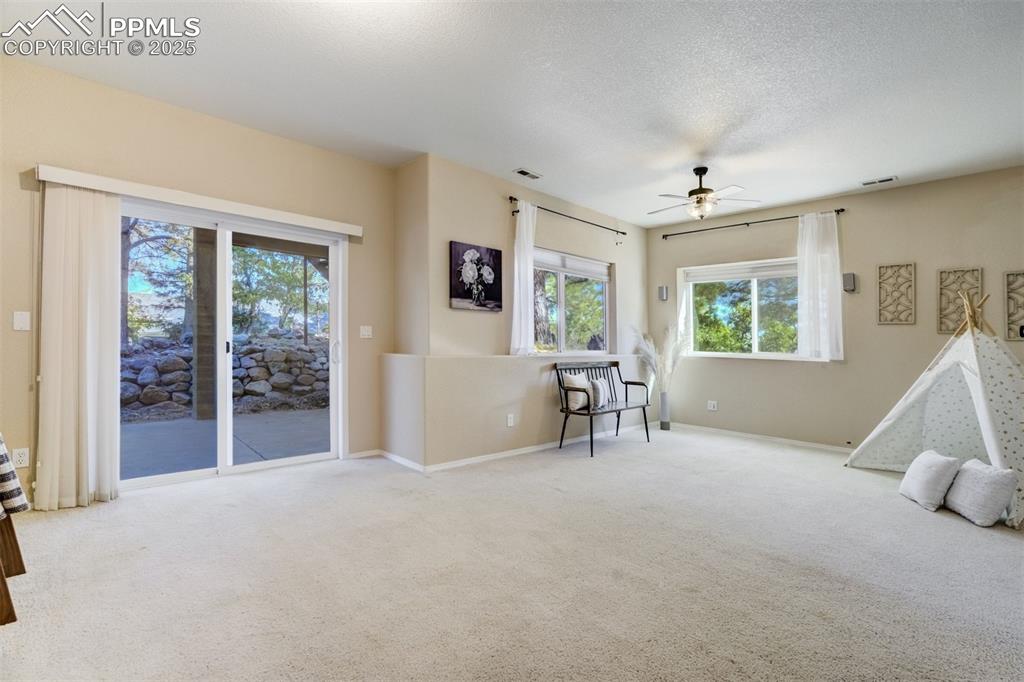 Image 35 of 50: Walk out family room in the basement