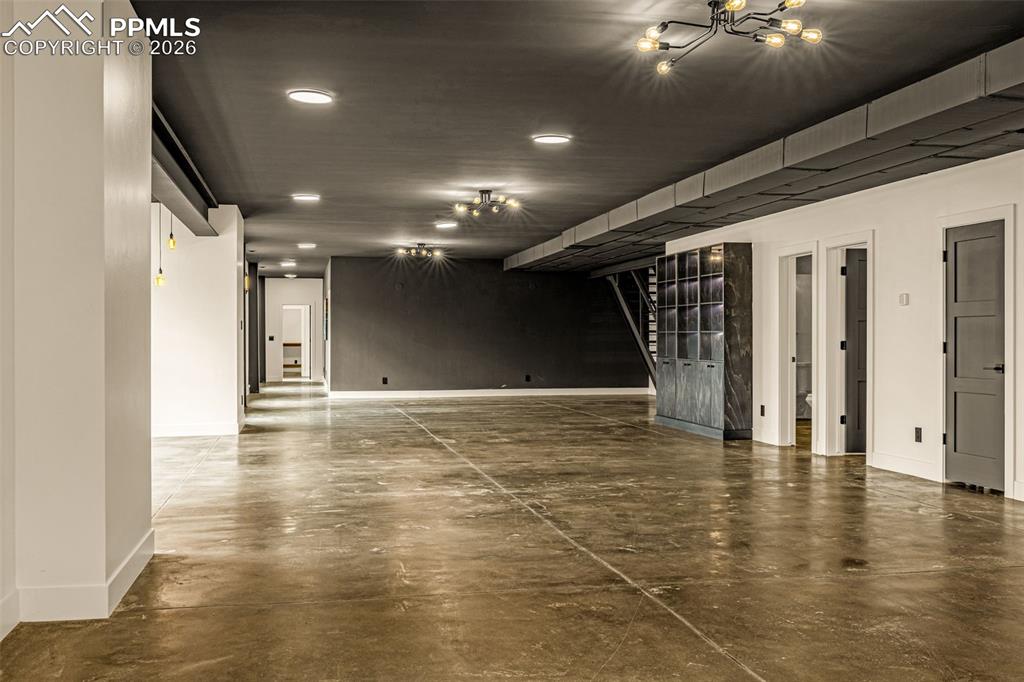 Image 8 of 50: Living room - lower level.