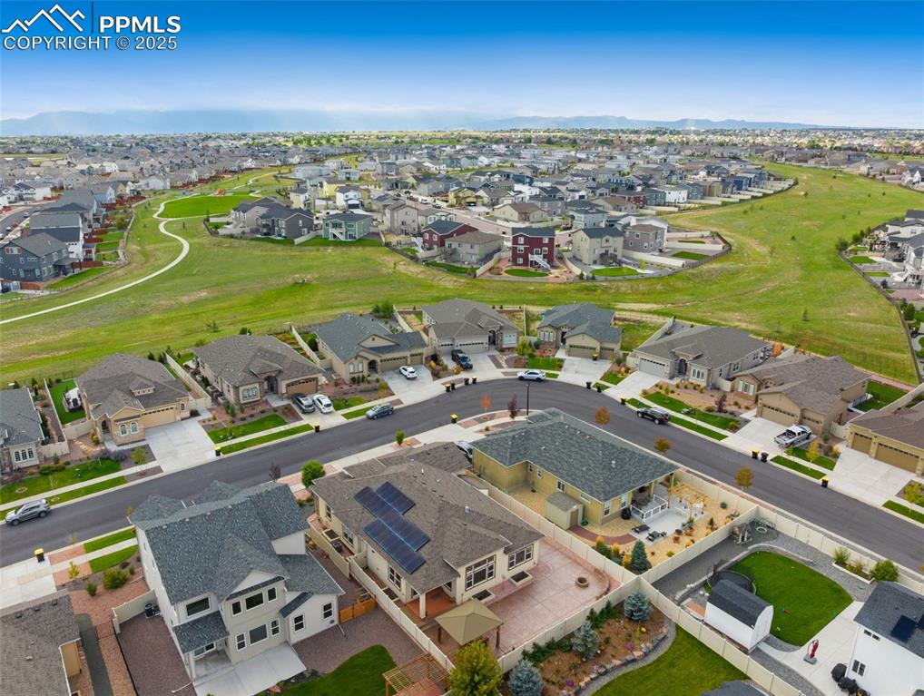 Image 41 of 49: Aerial overview of property