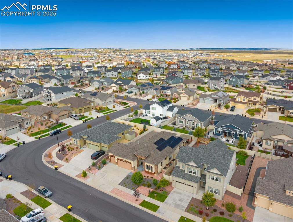 Image 43 of 49: Aerial view of residential area