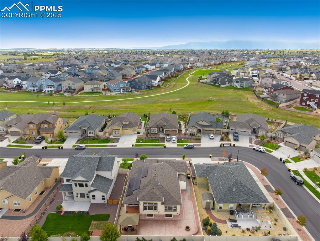 Image 44 of 49: Aerial overview of property