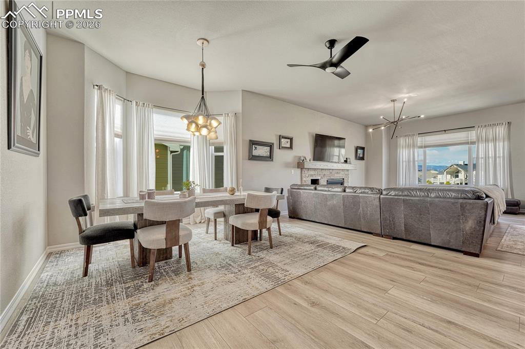 Image 9 of 50: Open floor plan, large and airy with soft natural light