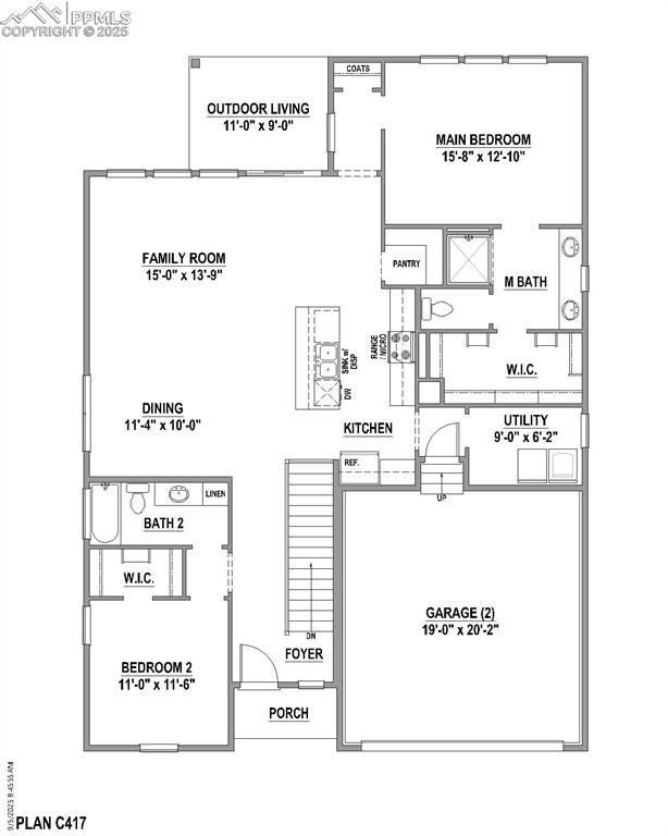 Image 2 of 4: View of home floor plan
