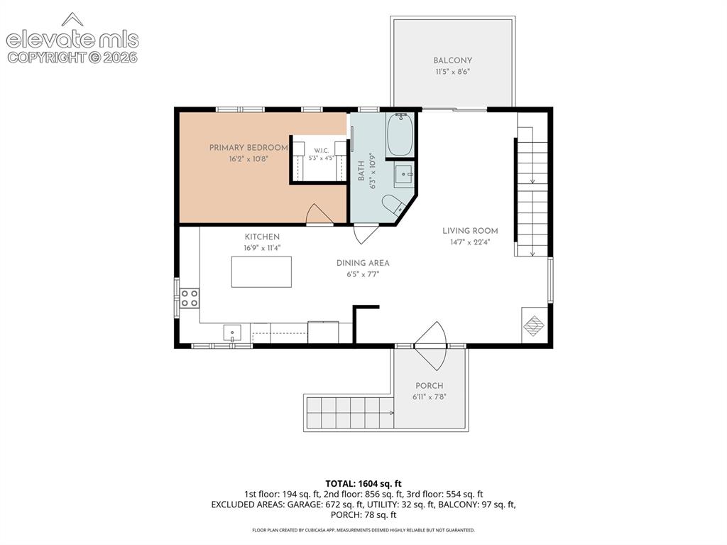 Image 41 of 42: Main level floorplan