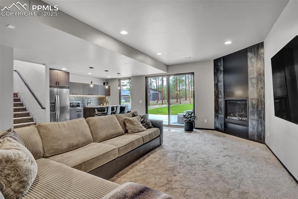 Image 14 of 36: Plenty of room for movie night and sports!