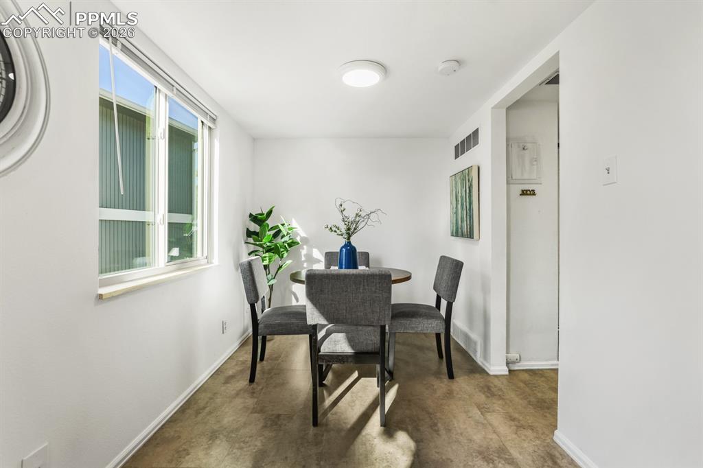 Image 8 of 28: The Dining Area also has direct access to the Kitchen for easy food service