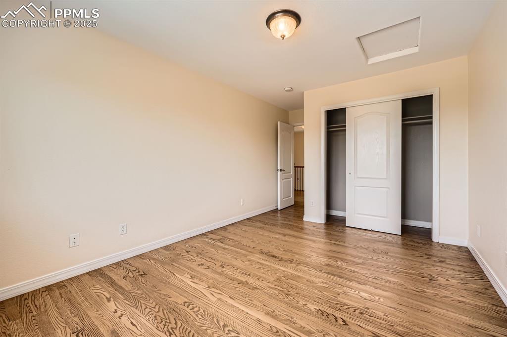 Image 29 of 48: Upper level secondary bedroom with closet