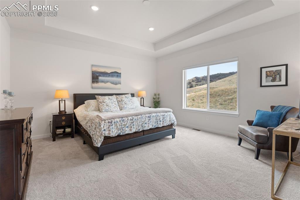 Image 16 of 42: Primary suite looks out on the open space