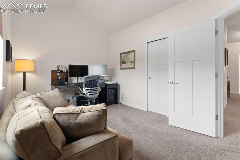 Image 24 of 42: Second bedroom can fit a queen bed or other uses