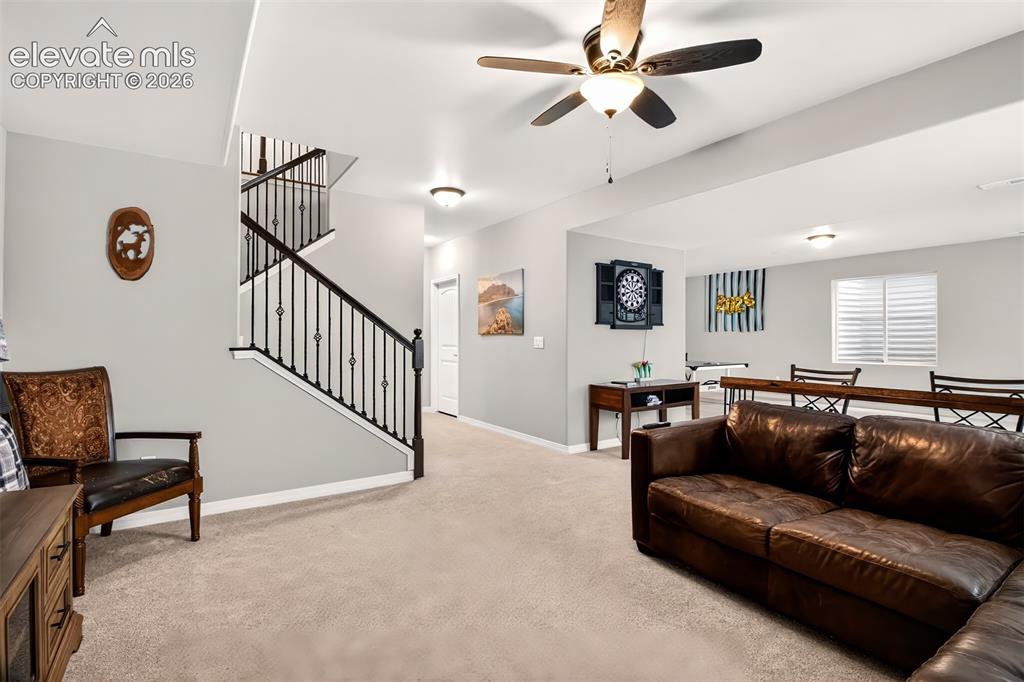 Image 25 of 41: Basement family room