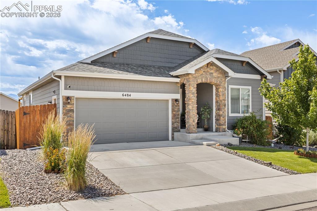 Caption: Front of Structure