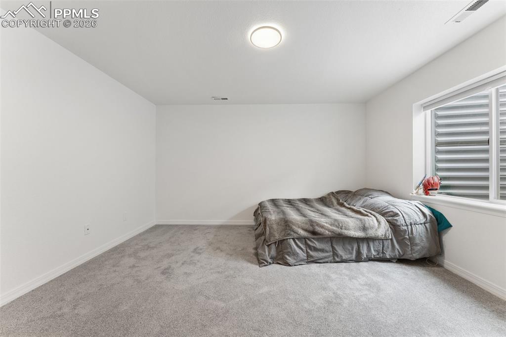 Image 37 of 50: Basement Bedroom #5; with Oversized Walk-in Closet