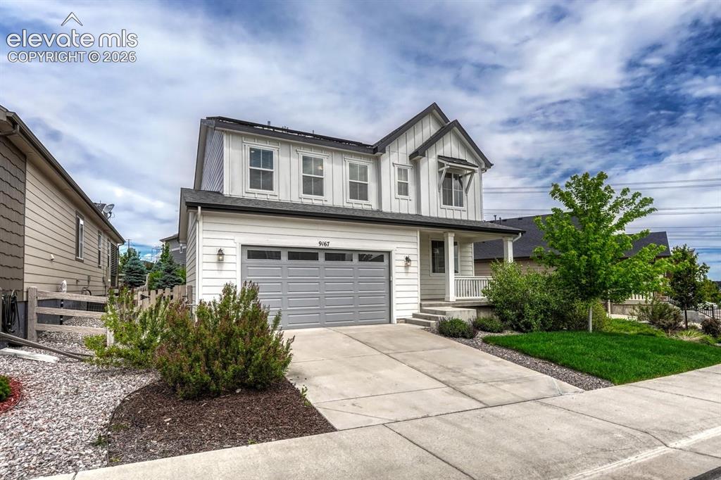 Caption: Stunning 4BR, 3BA two-story home on a 0.12-acre lot in the popular Sterling Ranch community of Littl