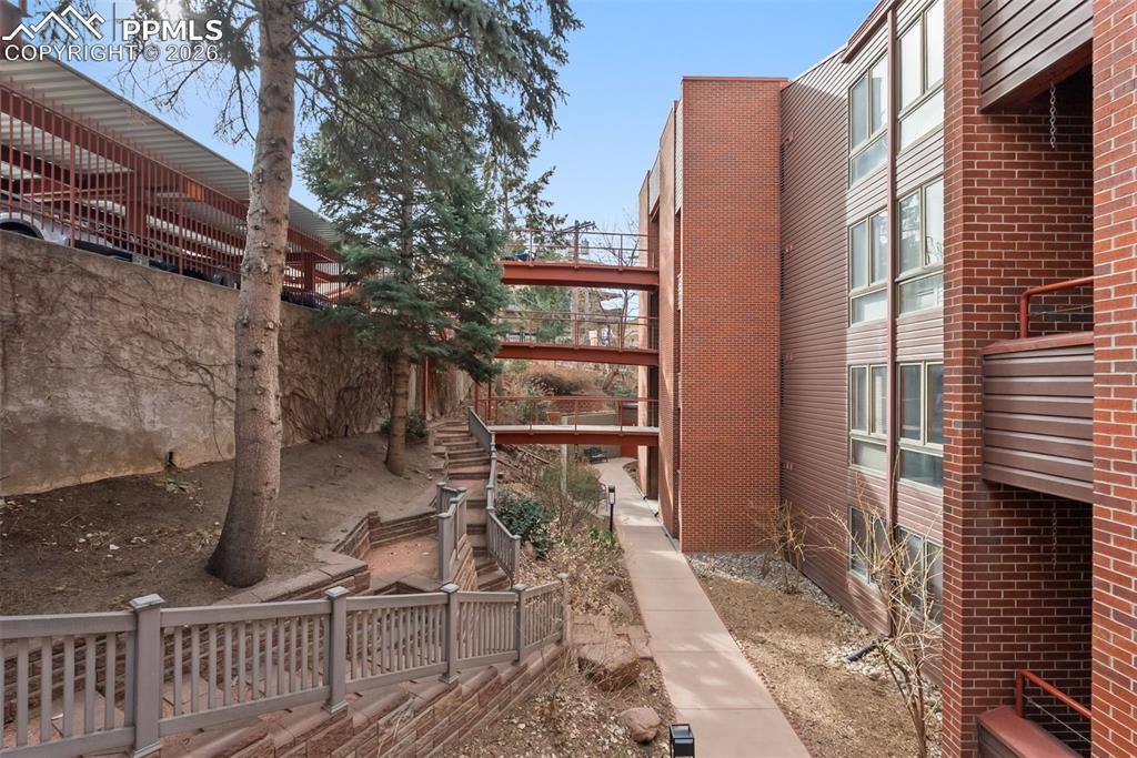 Image 37 of 39: Stunning courtyard for walking or relaxing