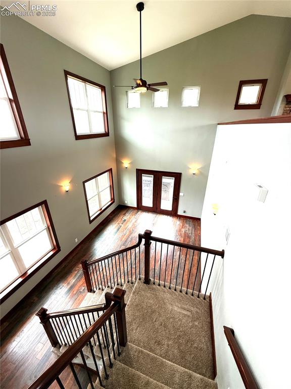 Image 16 of 50:  Stairway look down from 2nd floor