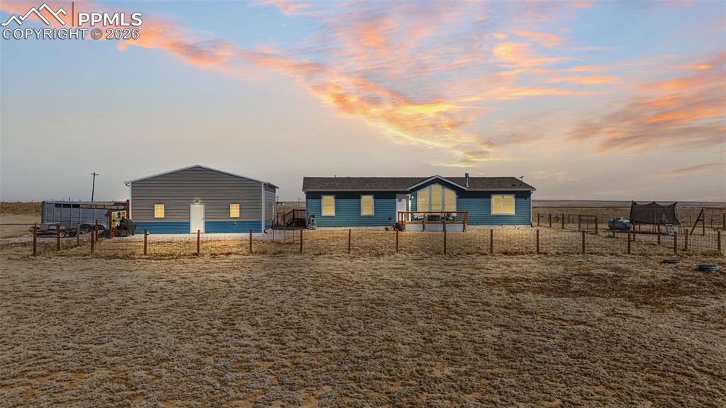 Caption: Front of Structure