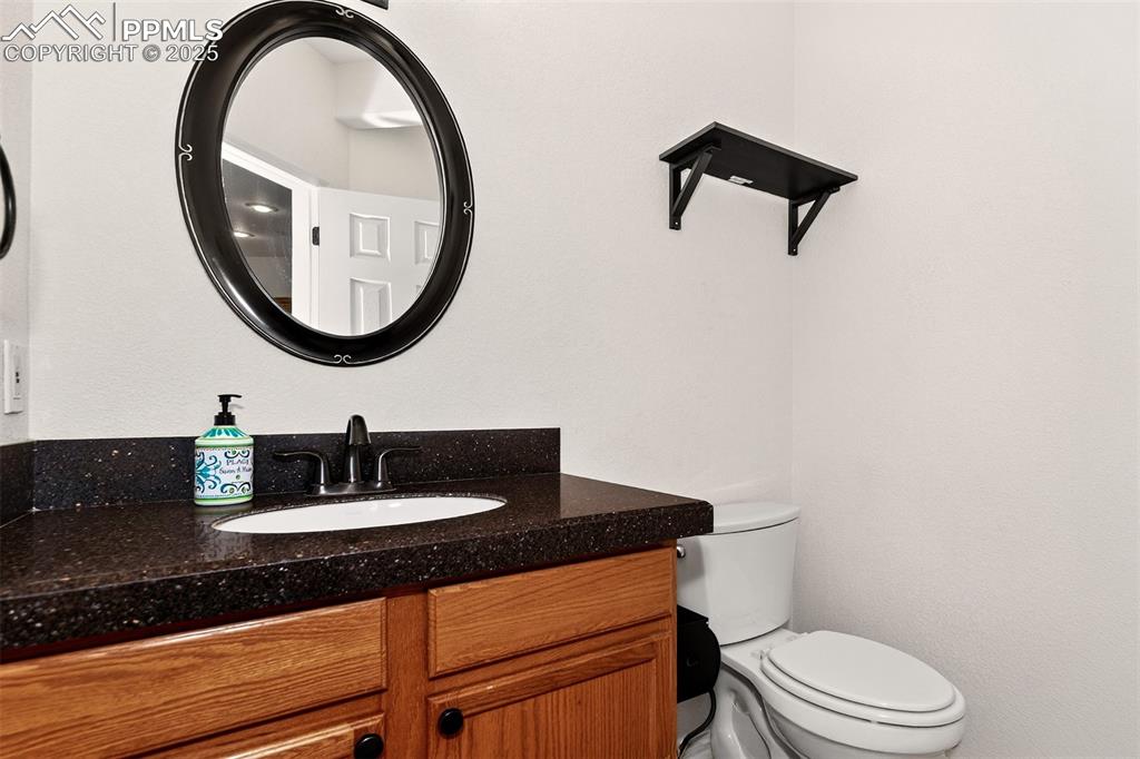 Image 18 of 49: Main Level Half Bath with Fresh Paint