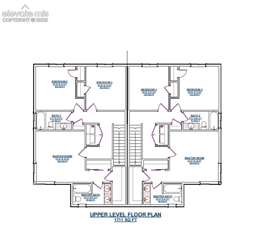 Image 19 of 28: Upper level floorplan