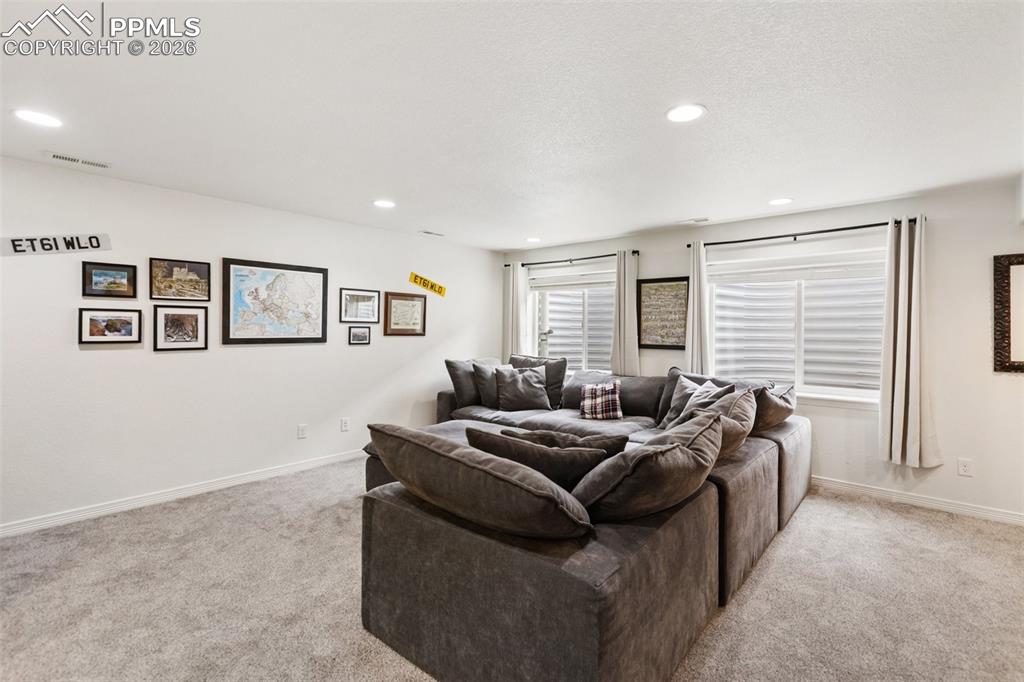 Image 28 of 34: Spacious recreation area with endless options